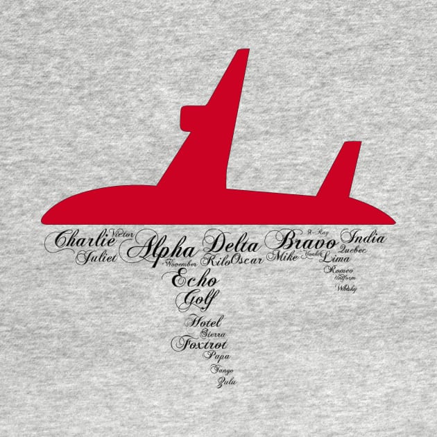 Aviation Phonetic Alphabet Pilot Airplane by For HerHim